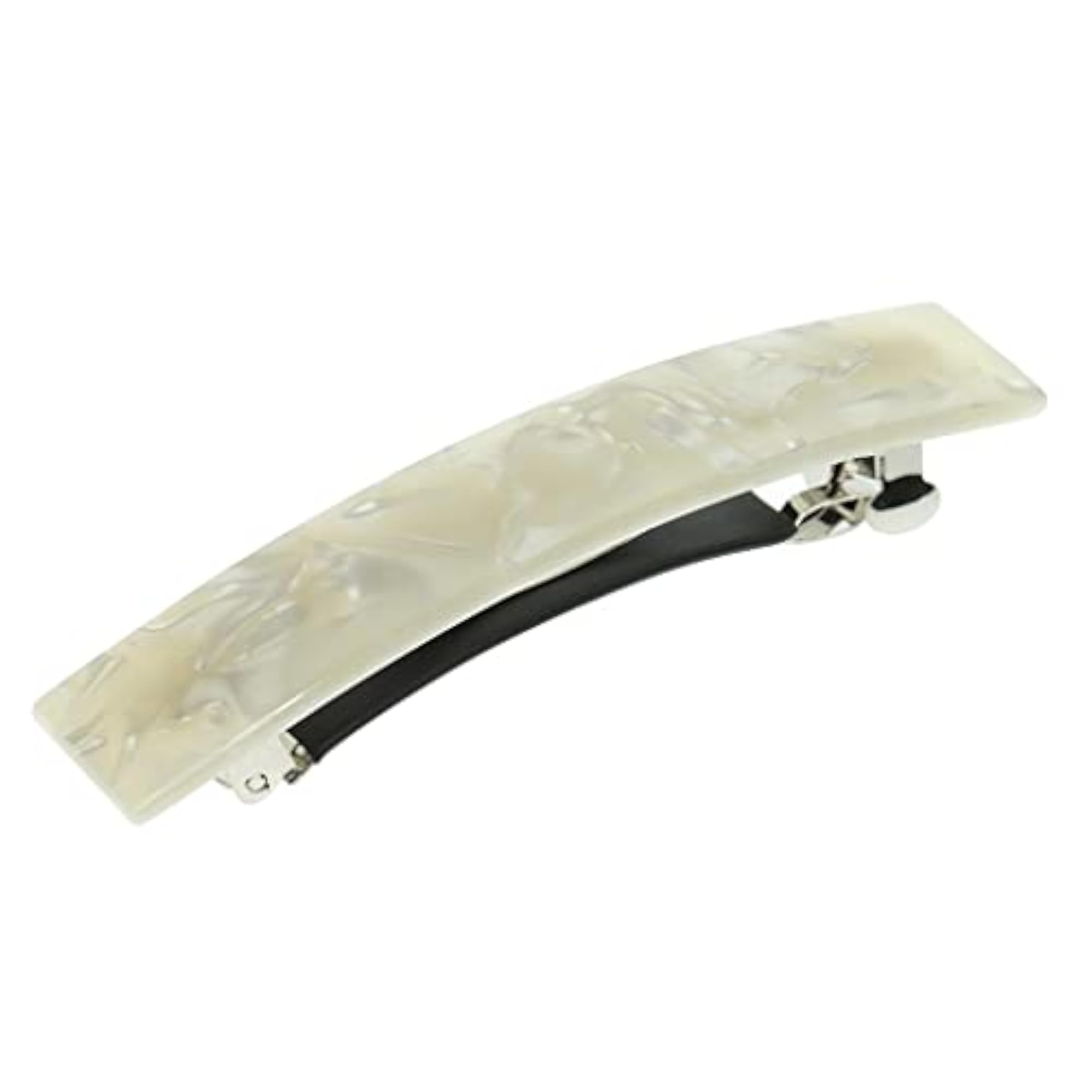 French Style Acetate Leopard Barrette Ponytail Holder